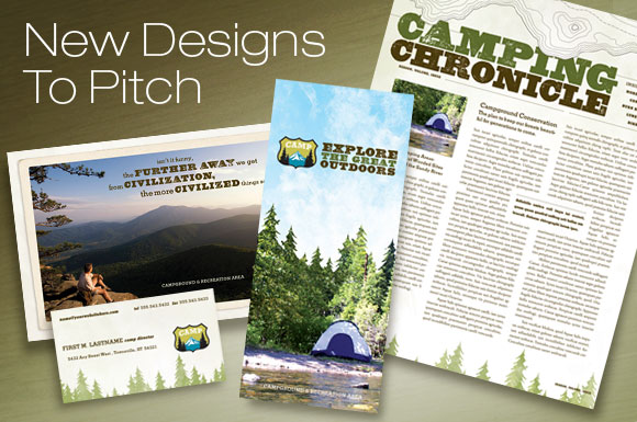 Campgrounds, Parks & Recreation: Brochure, Newsletter, Postcard, Stationery