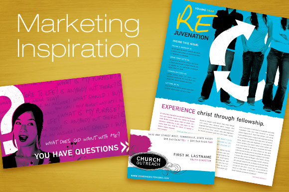 dtg magazine presents design templates church outreach flyers