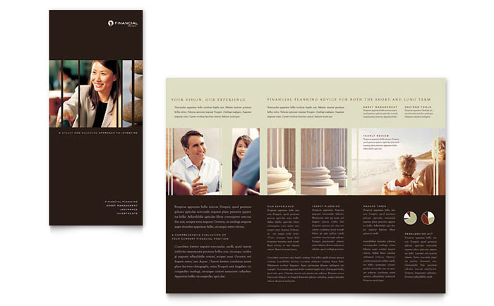 Financial Planner - Brochure Template Design