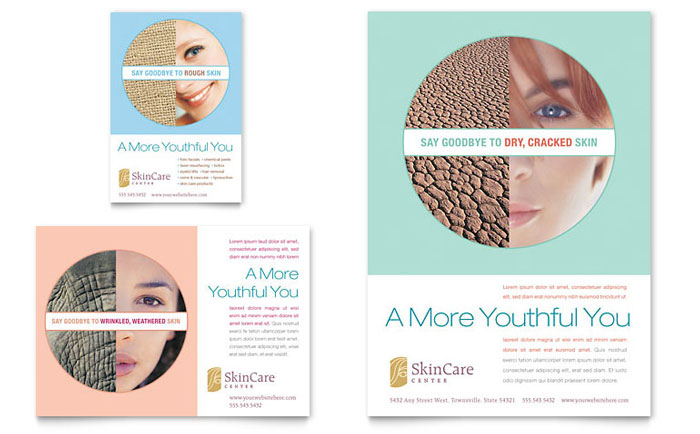 Skin Care Clinic - Flyer & Ad Template Design