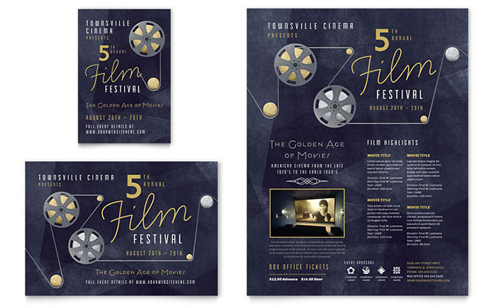 Image 9 for Film Festival Brochure Template