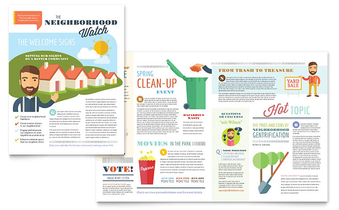 ms publisher newsletter templates