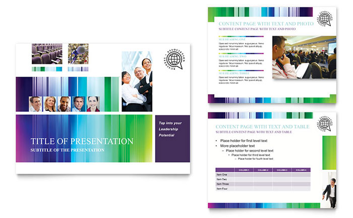 free business powerpoint templates leadership