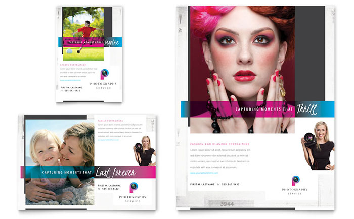 Photography Business - Flyer & Ad Template Design