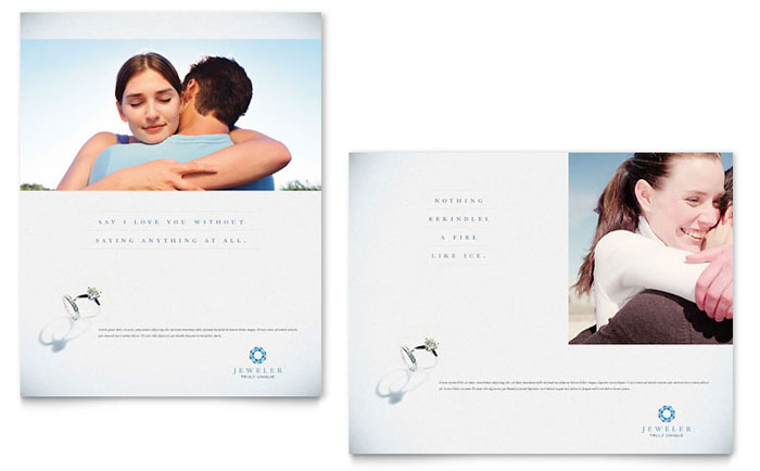 Jeweler & Jewelry Store Poster Template Design