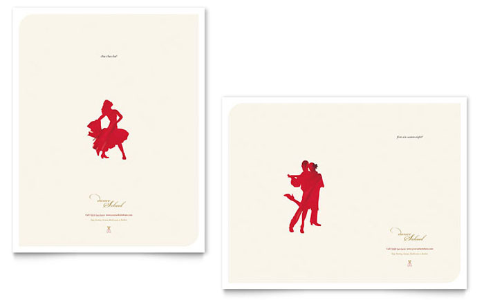 Dance School - Poster Template Design