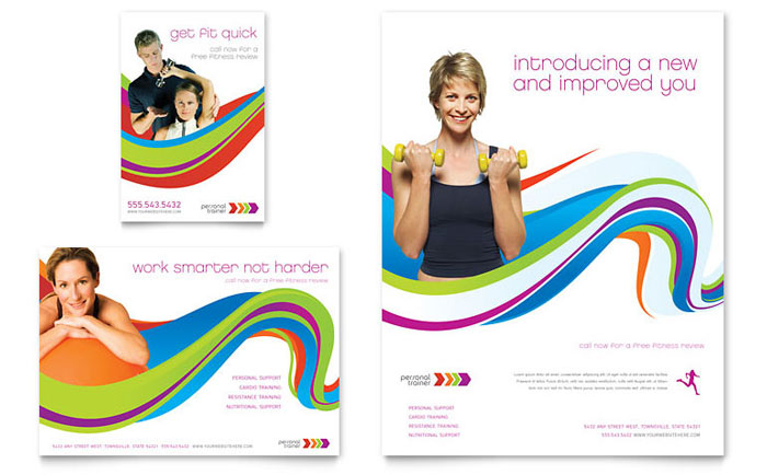 Personal Trainer - Flyer & Ad Template Design