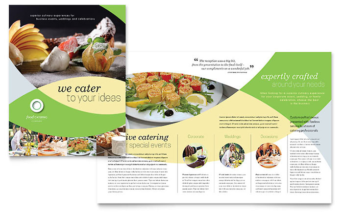 Write a brochure template