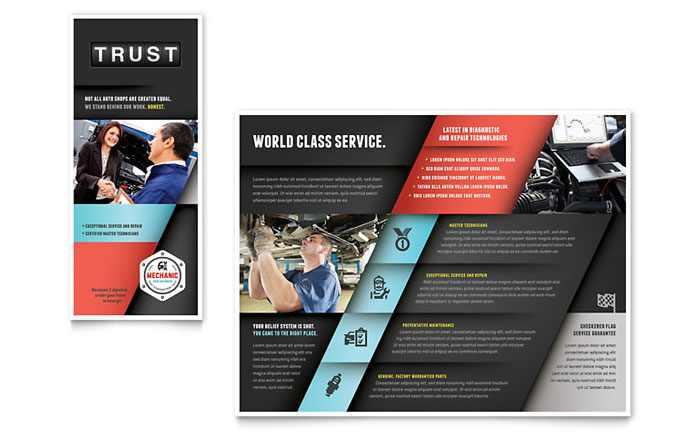 Automotive & Transportation Business Marketing Templates