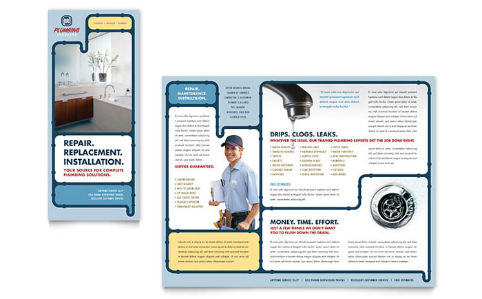 Plumbing Services - Business Marketing Templates