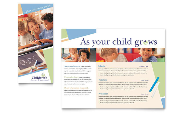 Child Care & Preschool - Business Marketing Templates