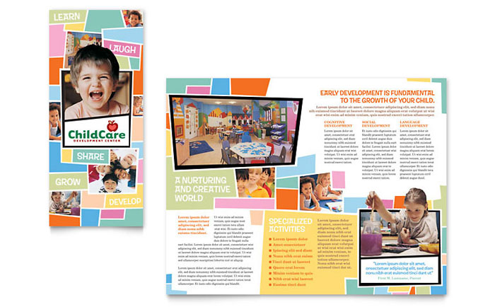 Preschool Kids & Day Care - Business Marketing Templates