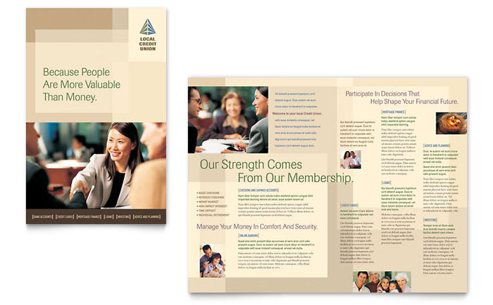 Credit Union & Bank - Business Marketing Templates