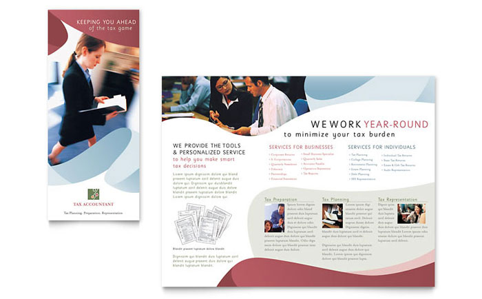 Tax Accounting Services - Business Marketing Templates
