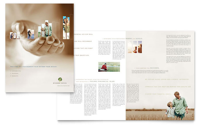 Retirement Investment Services - Business Marketing Templates
