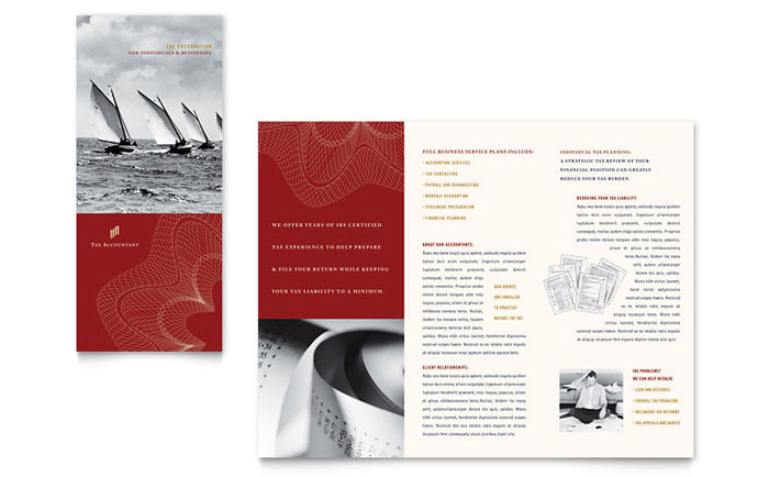 CPA & Tax Accountant - Business Marketing Templates