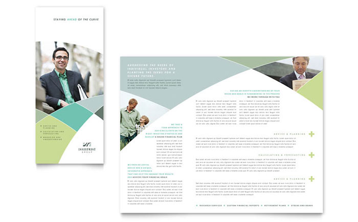Financial Services Tri Fold Brochure