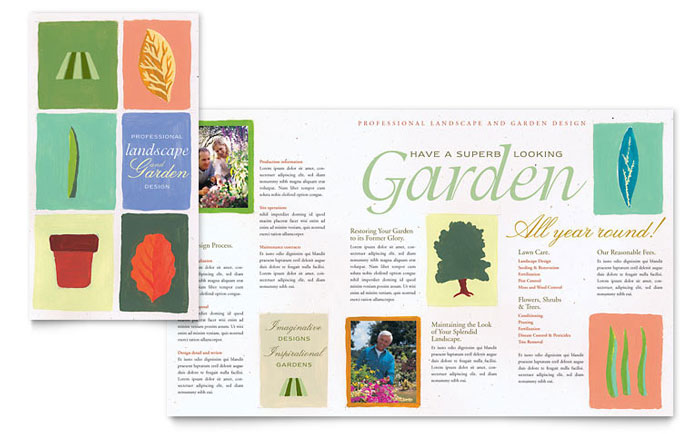 Garden & Landscape Design - Business Marketing Templates