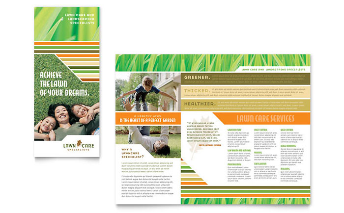 Lawn Care & Mowing Services - Business Marketing Templates