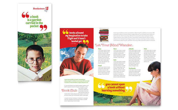 Bookstore & Library - Business Marketing Templates