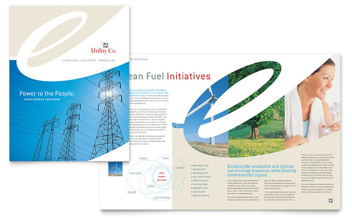 Utility & Energy Company - Business Marketing Templates
