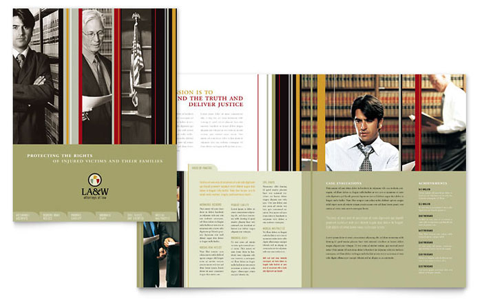 Lawyer & Law Firm - Business Marketing Templates