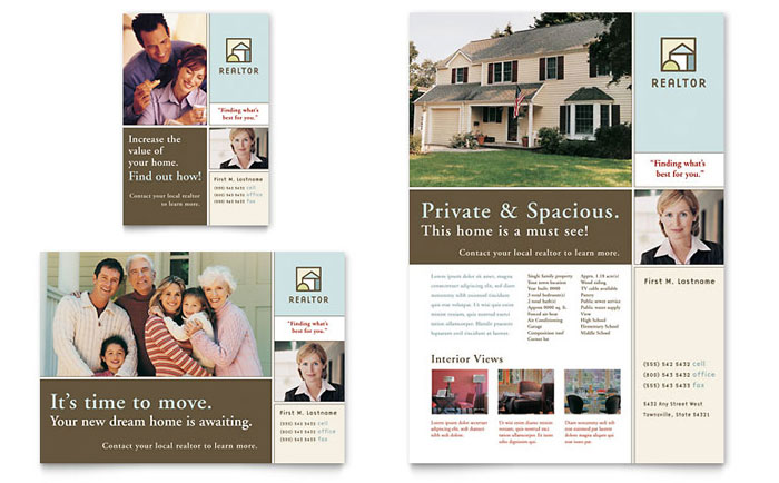 House for Sale Real Estate - Business Marketing Templates