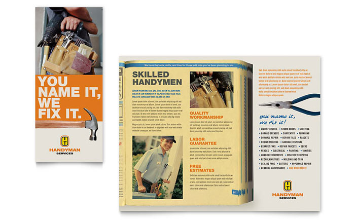 Home Repair Services - Business Marketing Templates