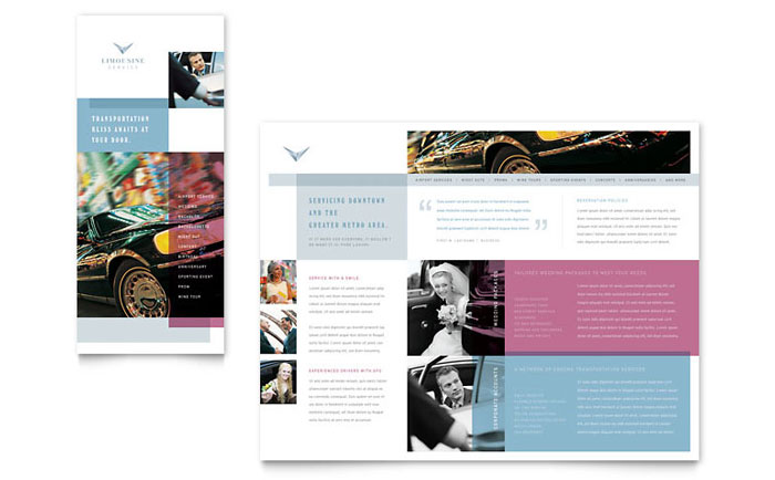 Limousine Service - Business Marketing Templates