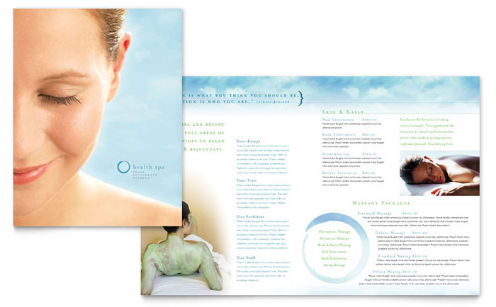 Day Spa & Resort - Business Marketing Templates