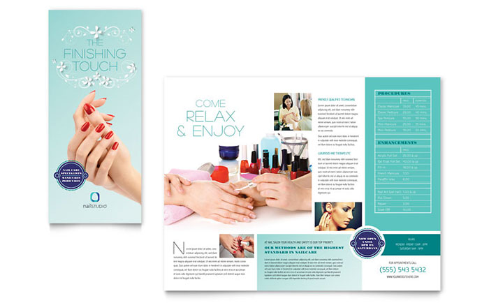 Health & Beauty Business Marketing Templates