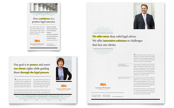 Attorney - Flyer & Ad Template Design
