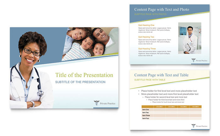 Medical Clinic PowerPoint Presentation Template Design