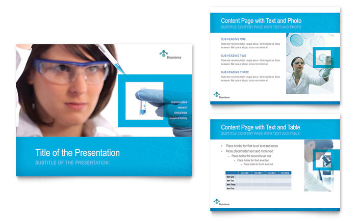 Science & Chemistry PowerPoint Presentation Template Design