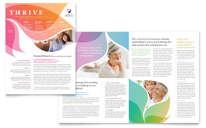 Marriage Counseling - Newsletter Template Design