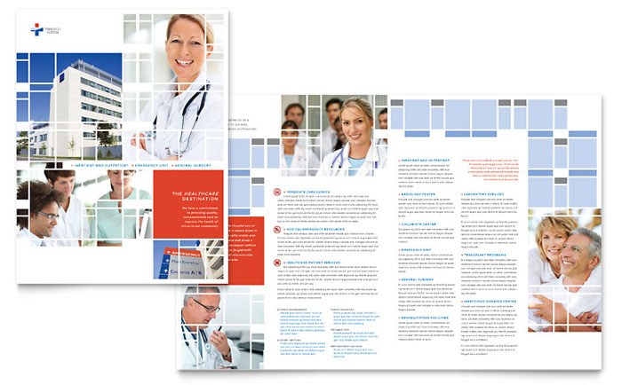 Hospital - Brochure Template Design Sample
