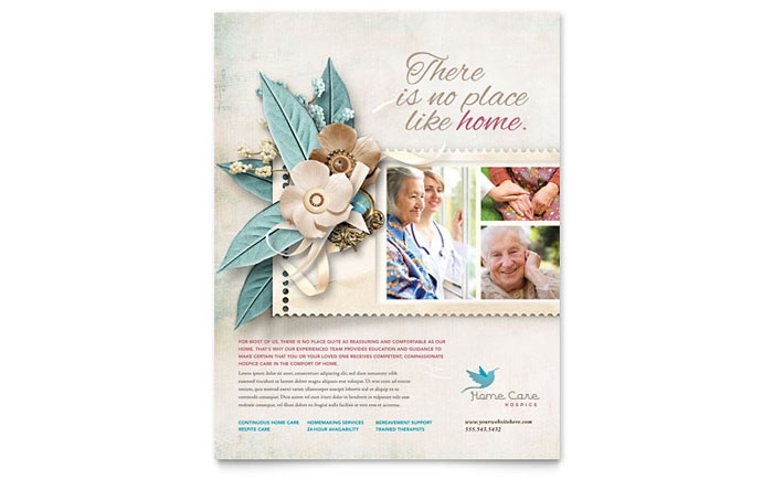 Hospice & Home Care - Flyer Template Design