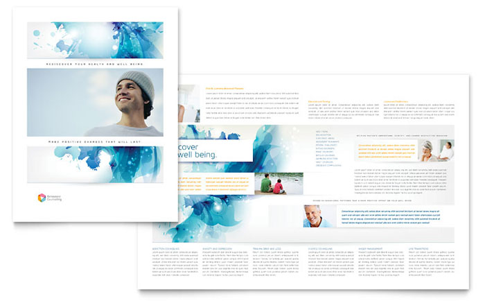 Behavioral Counseling - Brochure Template Design Sample