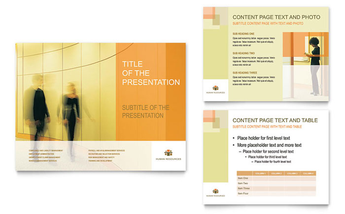 HR Consulting - PowerPoint Presentation Template Design