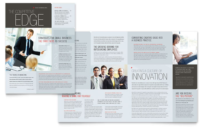 Corporate Business - Newsletter Template Design