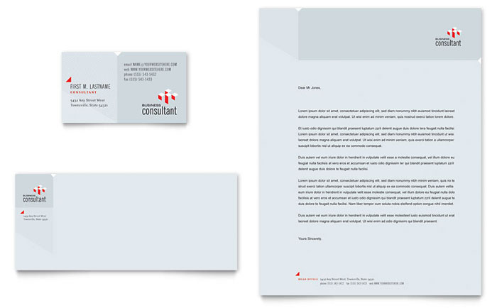 Corporate Business - Business Card & Letterhead Template Design