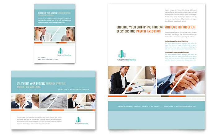 Management Consulting - Flyer & Ad Template Design