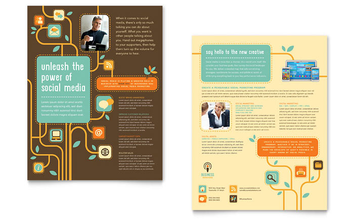 Business Services - Datasheet Template Design