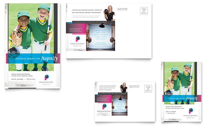 Photography Business - Postcard Template Design