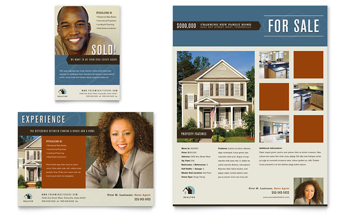 Real Estate Agent & Realtor - Business Marketing Templates