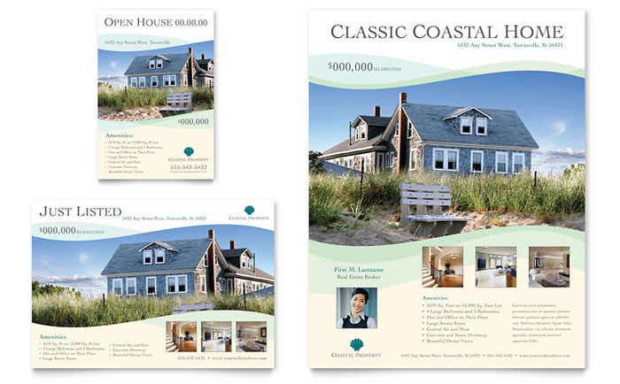 Coastal Real Estate Flyer & Ads