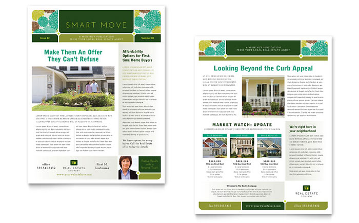 Real Estate - Newsletter Template Design