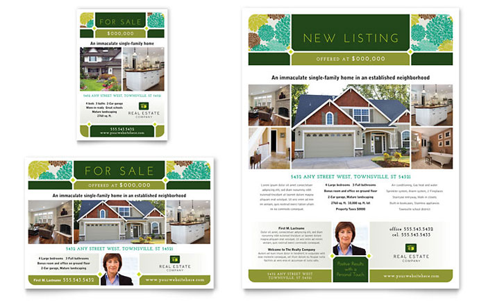 Real Estate - Flyer & Ad Template Design