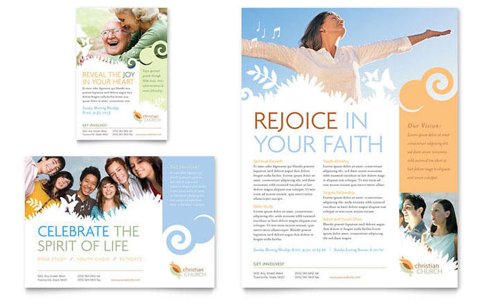Christian Church - Flyer & Ad Template Design