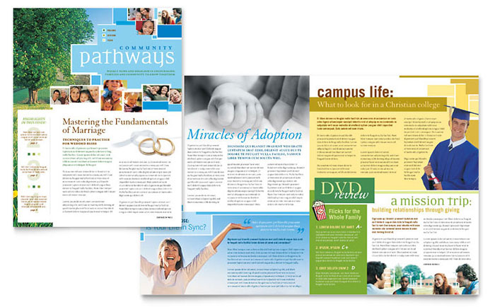 Community Church - Newsletter Template Design